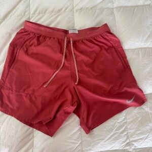 Nike, Medium, Red, Dri Fit running shorts